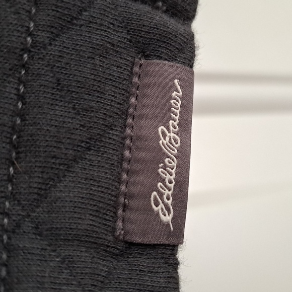 EDDIE BAUER ZIP UP WAFFLE SWEATER SIZE MEDIUM - Picture 4 of 5